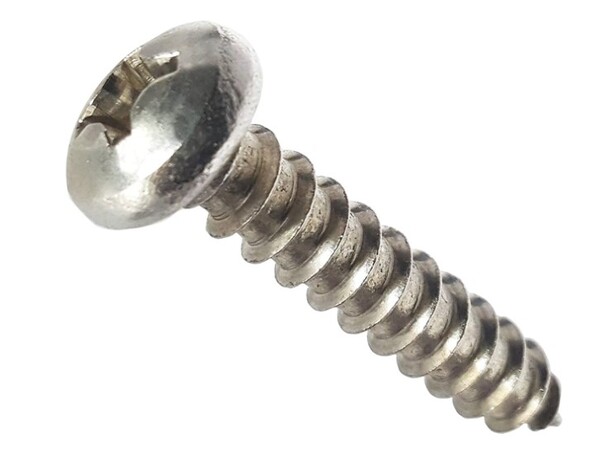 #14 X 1 A TAPPING SCREW PAN HD PHIL ZINC PLATED